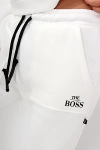 MISS CITY OFFICIAL Spodnie dresowe Boss (biały)