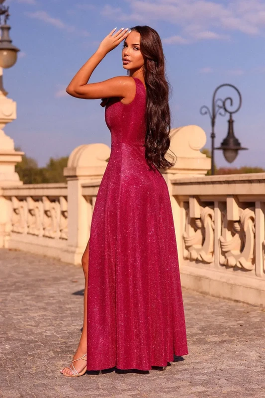 ELIZABETH Suknia ANABEL disco (fuksja)