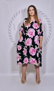 SASHA FERRANO Sukienka SONA peonie