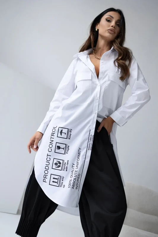 MISS CITY OFFICIAL Koszula Quality (Biały)
