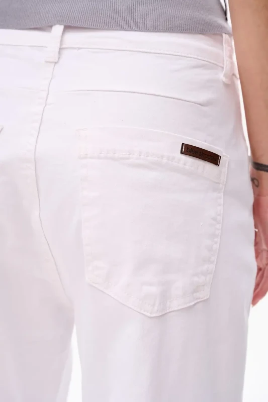 Blue Shadow Spodnie Jeans (Białe)