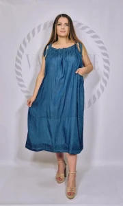 Spódnica na szelkach (jeans)