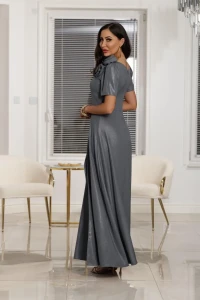 ELIZABETH Sukienka Ruby Maxi (grafit błysk)
