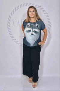 ISCRA Bluzka damska Shop (szary)