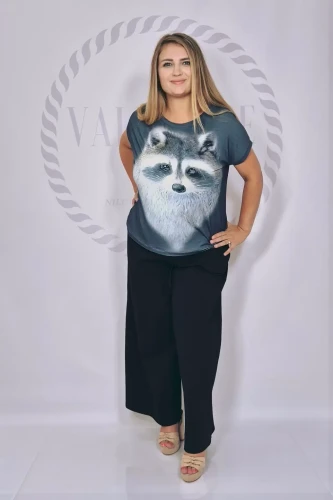 ISCRA Bluzka damska Shop (szary)