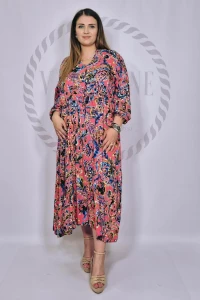 SASHA FERRANO Sukienka LINDA (róż)