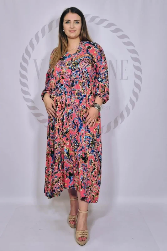 SASHA FERRANO Sukienka LINDA (róż)