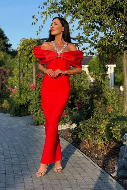 ELIZABETH Sukienka wieczorowa GALA (czerwień)