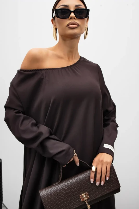MISS CITY OFFICIAL Sukienka Bombka Edition (brąz)