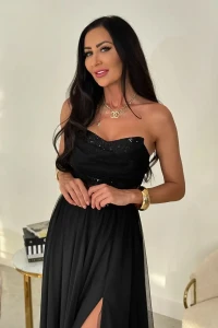 ELIZABETH Sukienka wieczorowa AMAYA (czarna)