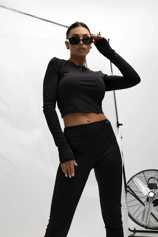 MISS CITY OFFICIAL Damski Longsleeve MissCity Official (czarny)