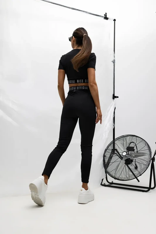 MISS CITY OFFICIAL Damski Top MissCity Official (czarny)