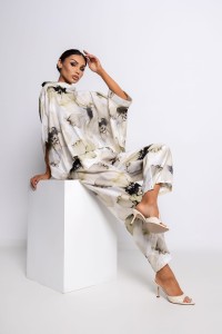 MISS CITY OFFICIAL Damska Bluzka Kimono Orchid (zielony)