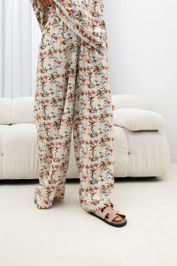MISS CITY OFFICIAL Damskie Spodnie Wildflower (multicolor)