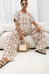 MISS CITY OFFICIAL Damskie Spodnie Wildflower (multicolor)