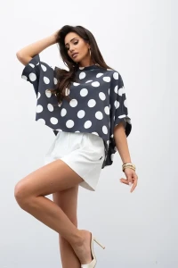 mco damska bluzka kimono big dot szary 1.webp