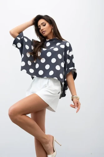 mco damska bluzka kimono big dot szary 1.webp