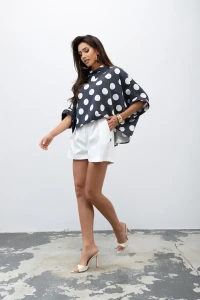 mco damska bluzka kimono big dot szary 2.webp