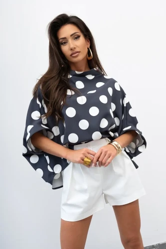 mco damska bluzka kimono big dot szary 3.webp