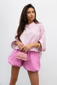 mco damska bluzka kimono dot pudrowy roz 3.webp