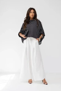 mco damska bluzka kimono dot czarny 3.webp