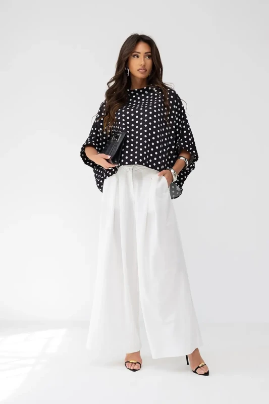 mco damska bluzka kimono dot czarny 3.webp