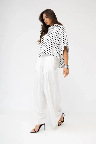 mco damska bluzka kimono dot bialy 2.webp