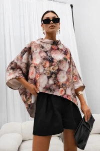 mco Damska Bluzka Kimono Peony pudrowy roz 3.webp