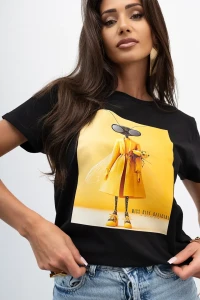 mco damski tshirt wild elegance czarny 1.webp