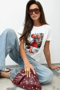 mco damski tshirt ladybag bialy 1.webp