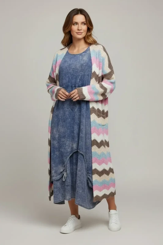 zele sukienka bawelniana jeans 8.webp