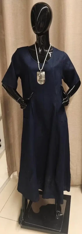 zele sukienka lniana model 3777 gaya granat 5.webp