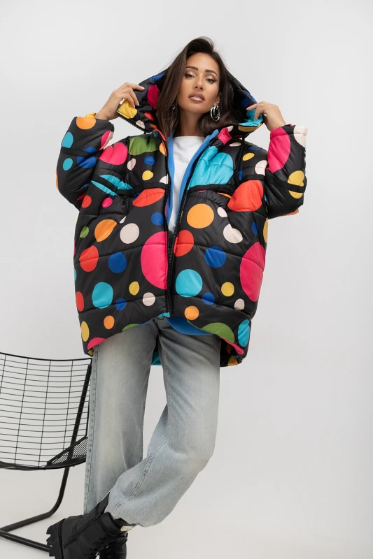 mco kurtka damska polka dot czarny 2.jpg