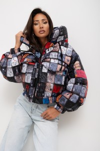 mco damska kurtka Moon Icon Puffer szary 3.jpg