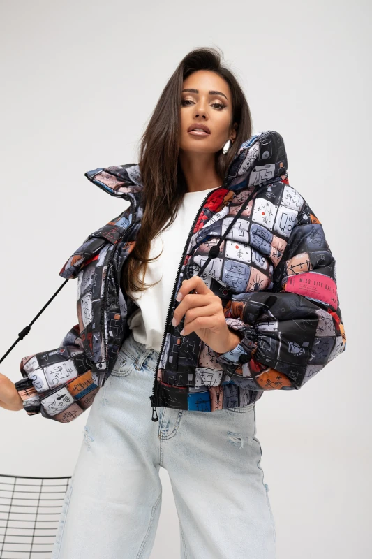 mco damska kurtka Moon Icon Puffer szary 4.jpg
