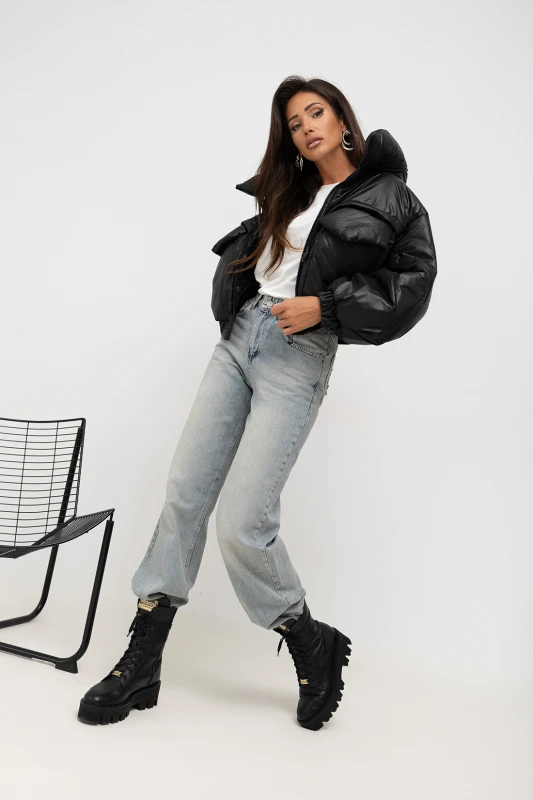 mco damska kurtka Street Icon Puffer czarny 3.jpg