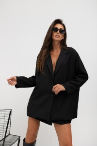 mco Damska Marynarka Open Back Tie czarny 4.jpg