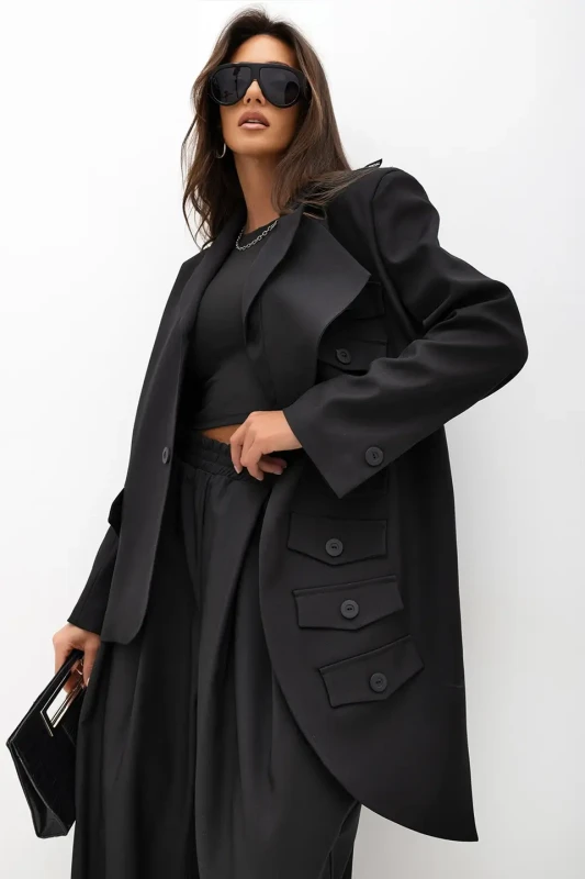 mco marynarka damska Woman in Black czarny 1.webp