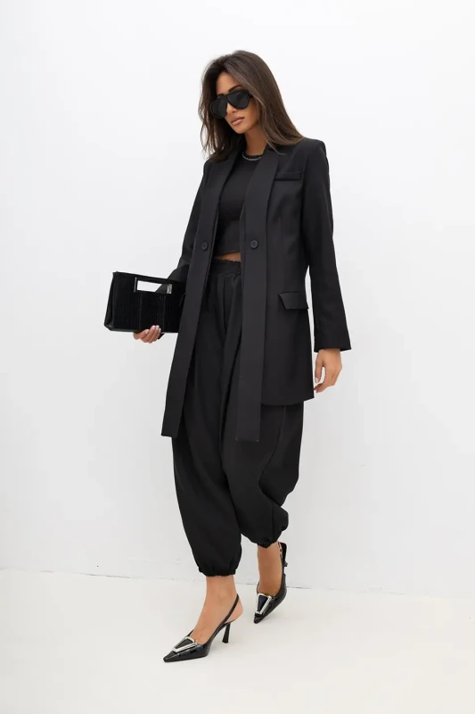 mco marynarka damska Black Velvet czarny 2.webp