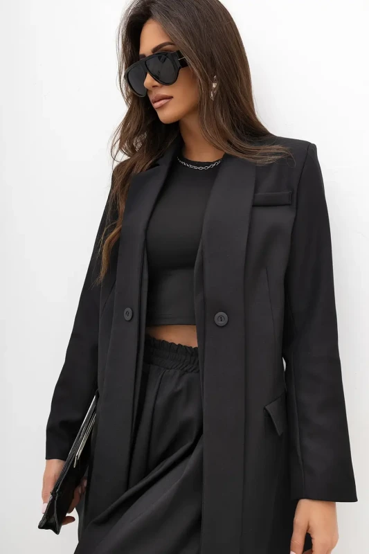 mco marynarka damska Black Velvet czarny 4.webp