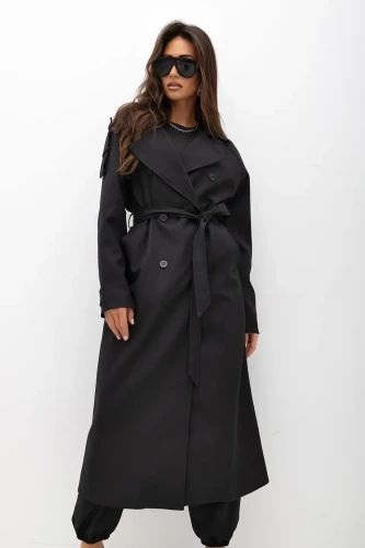 mco plaszcz damski Material Girl czarny 4.webp