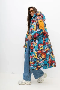 mco plaszcz damski Minion Mood pomaranczowy 1.webp