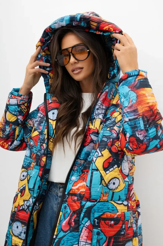 mco plaszcz damski Minion Mood czarny 3.webp