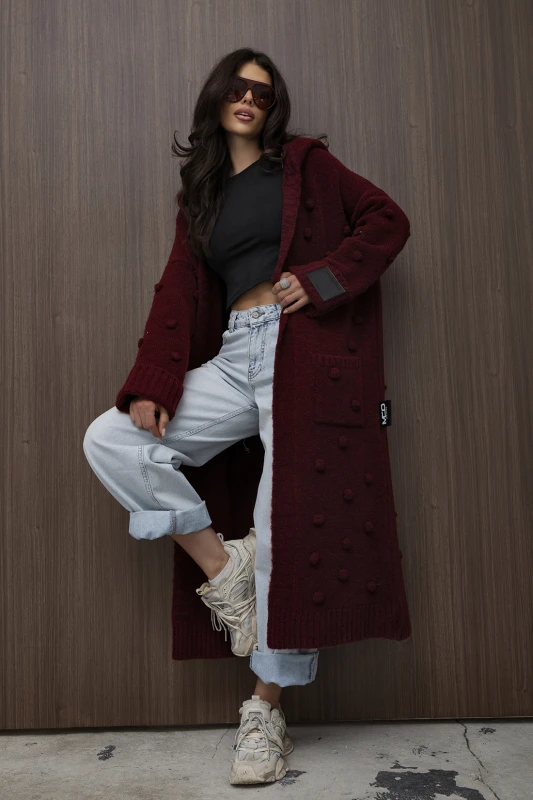 mco damski sweter pom pom bordo 5.jpg