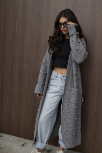 mco damski sweter pom pom szary 4.jpg