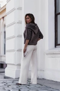 pola sweter damski z chusta ciemny braz 1.webp