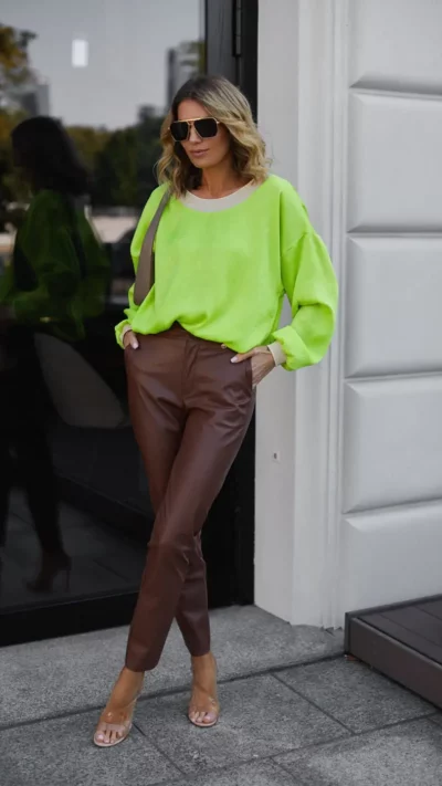 CARMEL bluzka OPIUM limonka