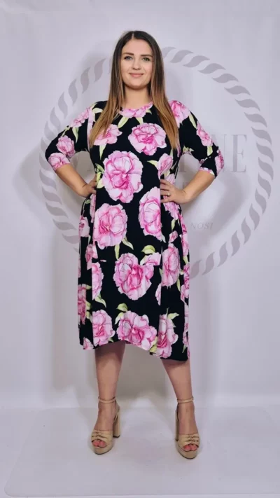 SASHA FERRANO Sukienka SONA peonie