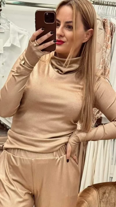 CARMEL Damski Golf SILVER (złoty)