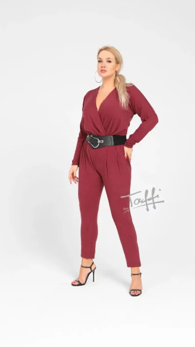 TAFFI Kombinezon DEKOLT (bordo)